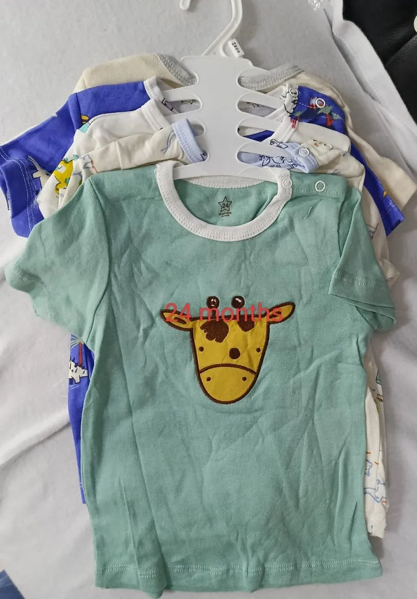 5 - Baby T-shirt Set : 24 Months