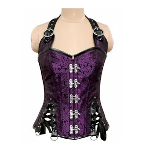 Barr Gothic Overbust Corset With Shoulder Strap