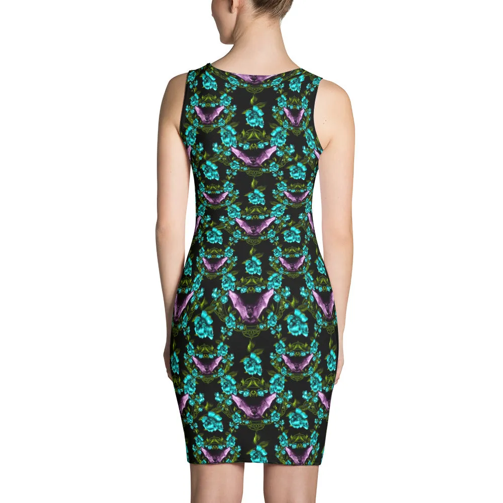 Bat Floral Sublimation Cut & Sew Dress