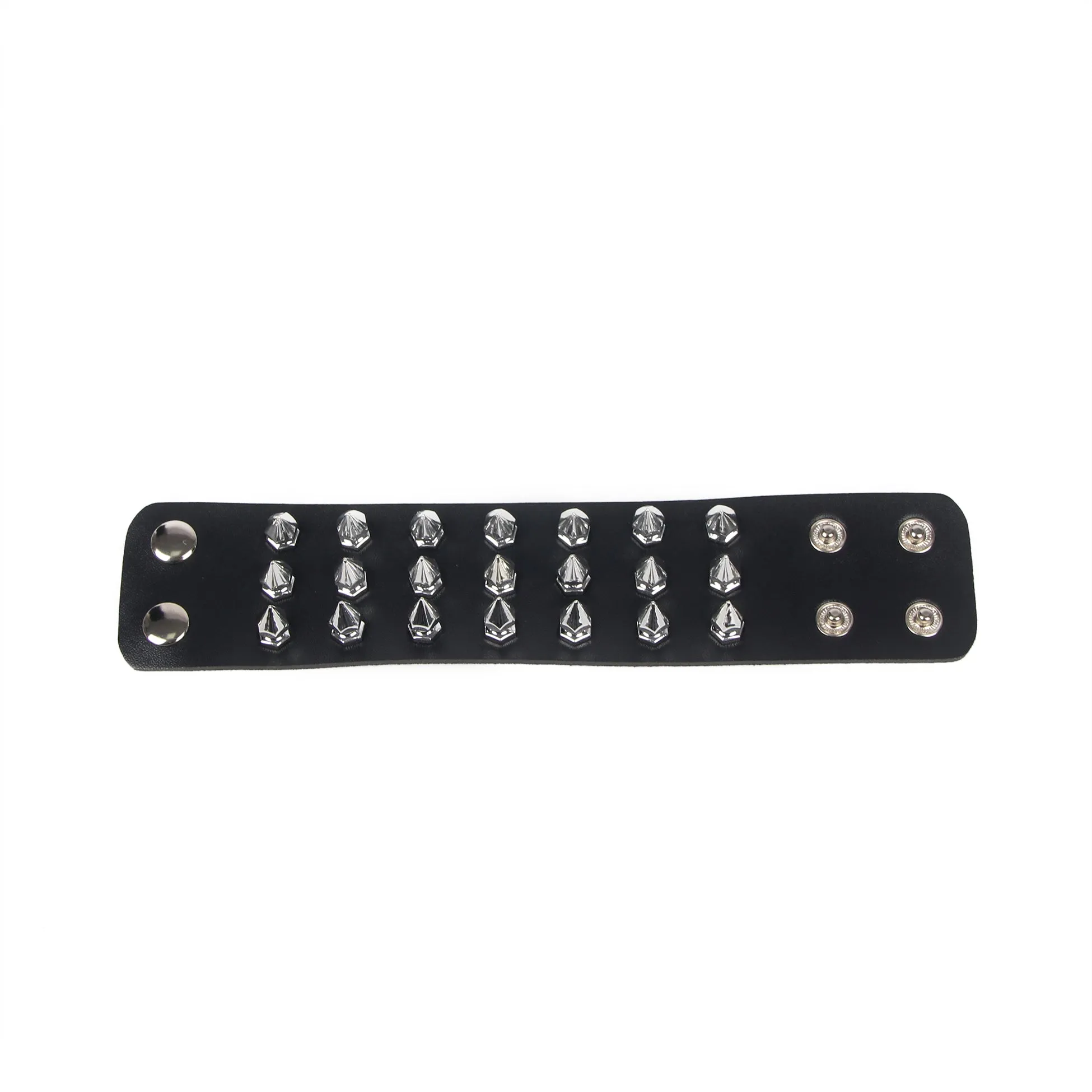 Black Egypt PU Punk Gothic Rivet Bracelet