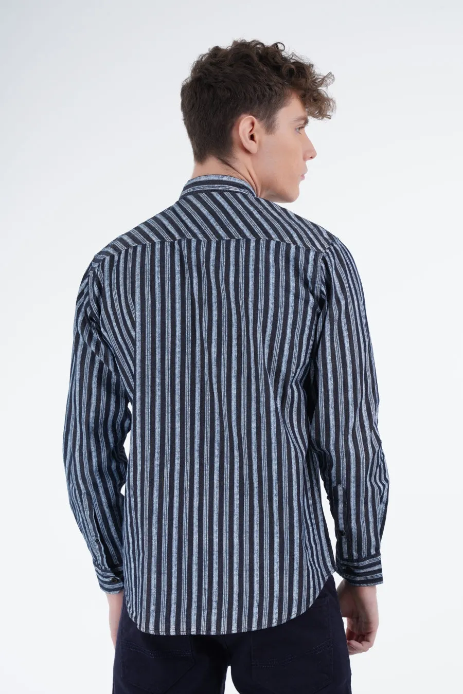 Black Striped Shirt
