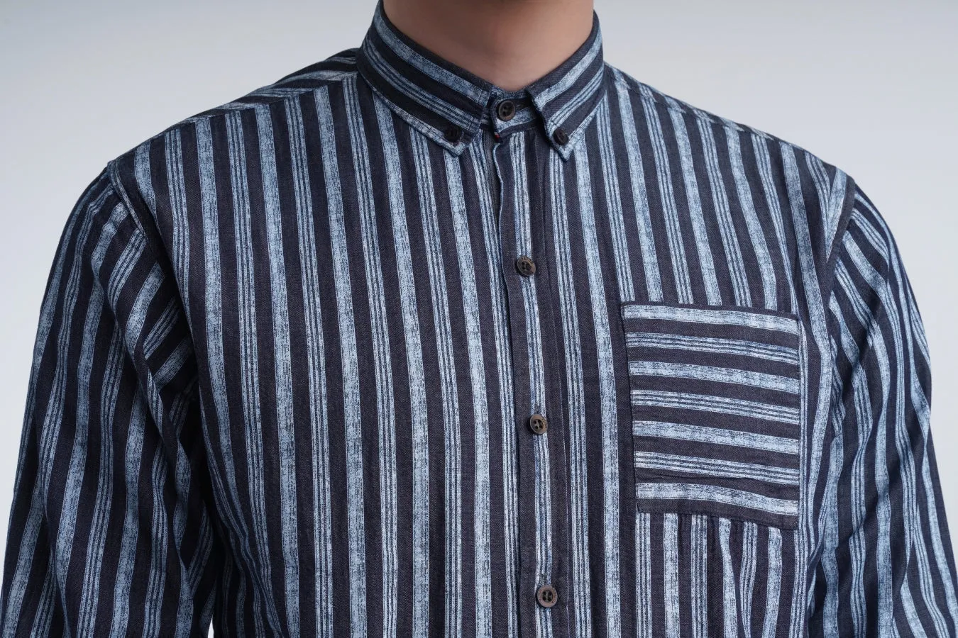 Black Striped Shirt