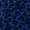 Blue Animal Print Puff Sleeve Jumpsuit