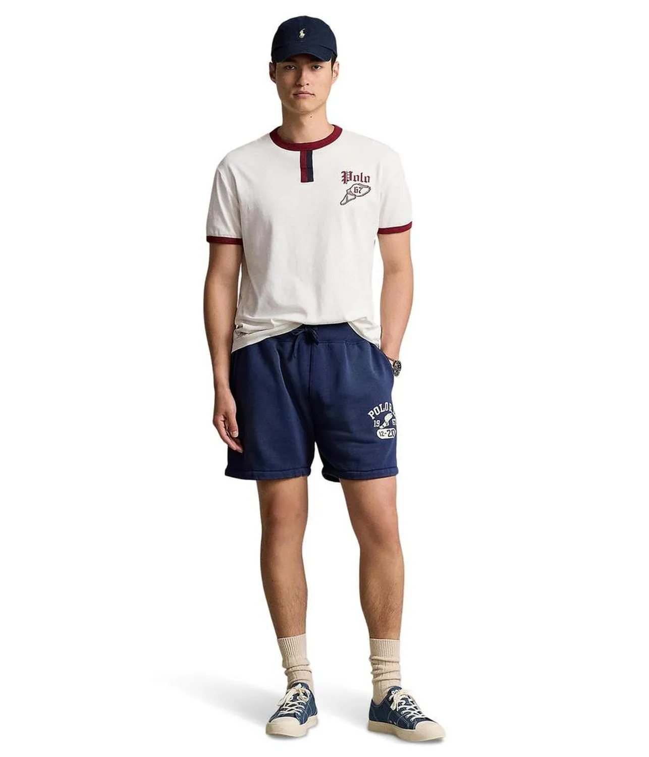Classic Fit Logo Slub Jersey T-Shirt