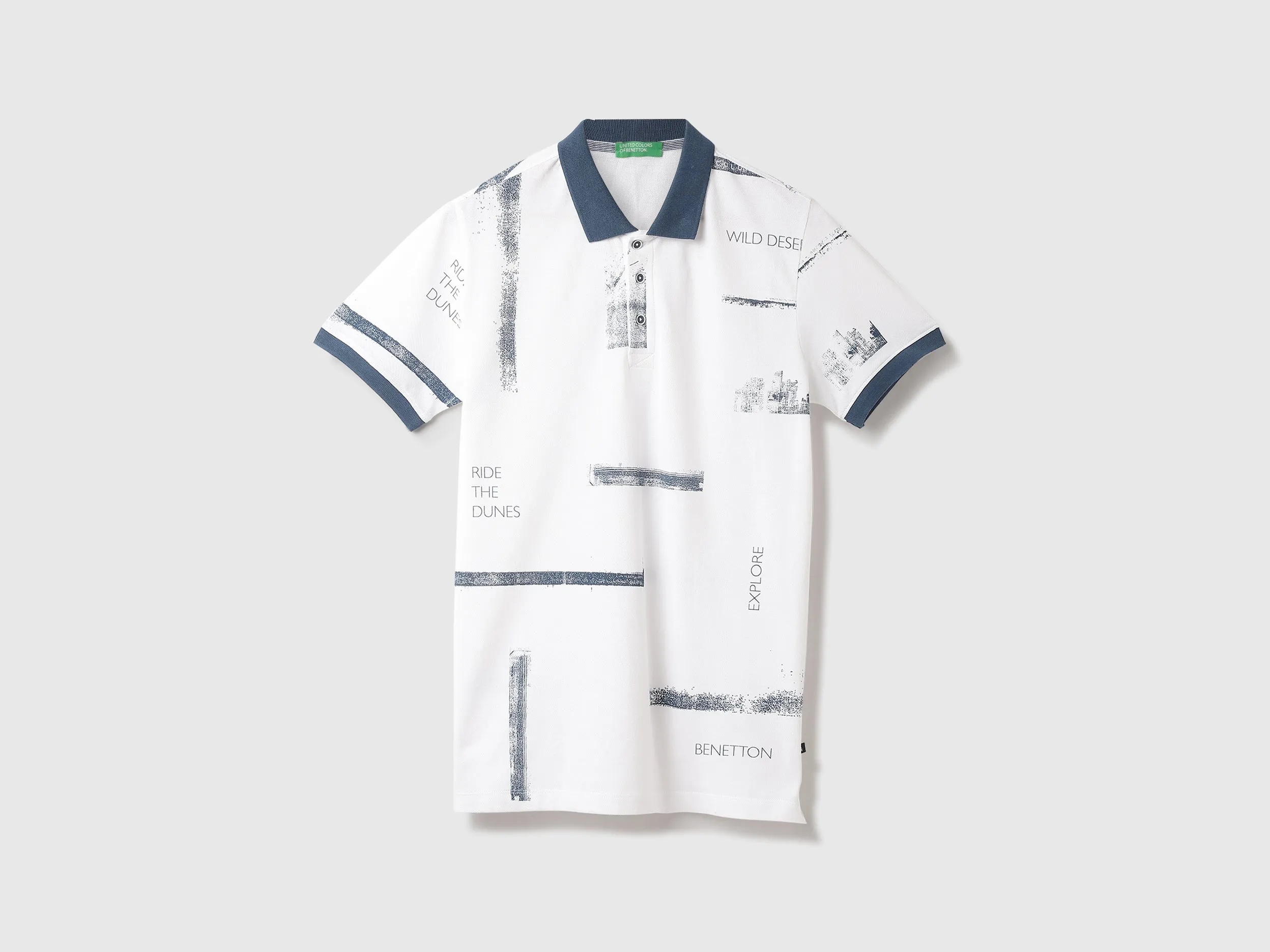 Cotton Printed Polo Collar Mens T-shirts