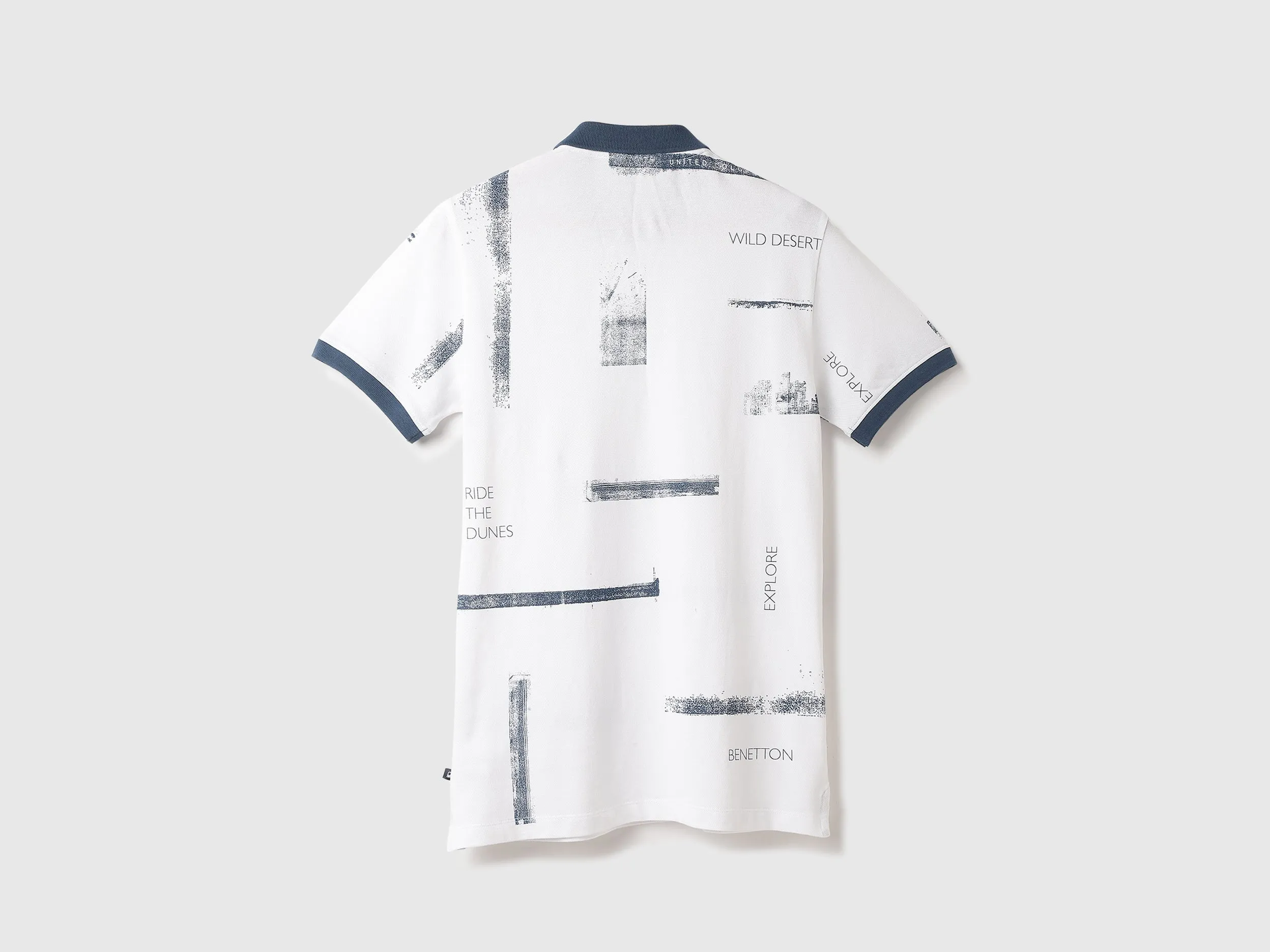 Cotton Printed Polo Collar Mens T-shirts
