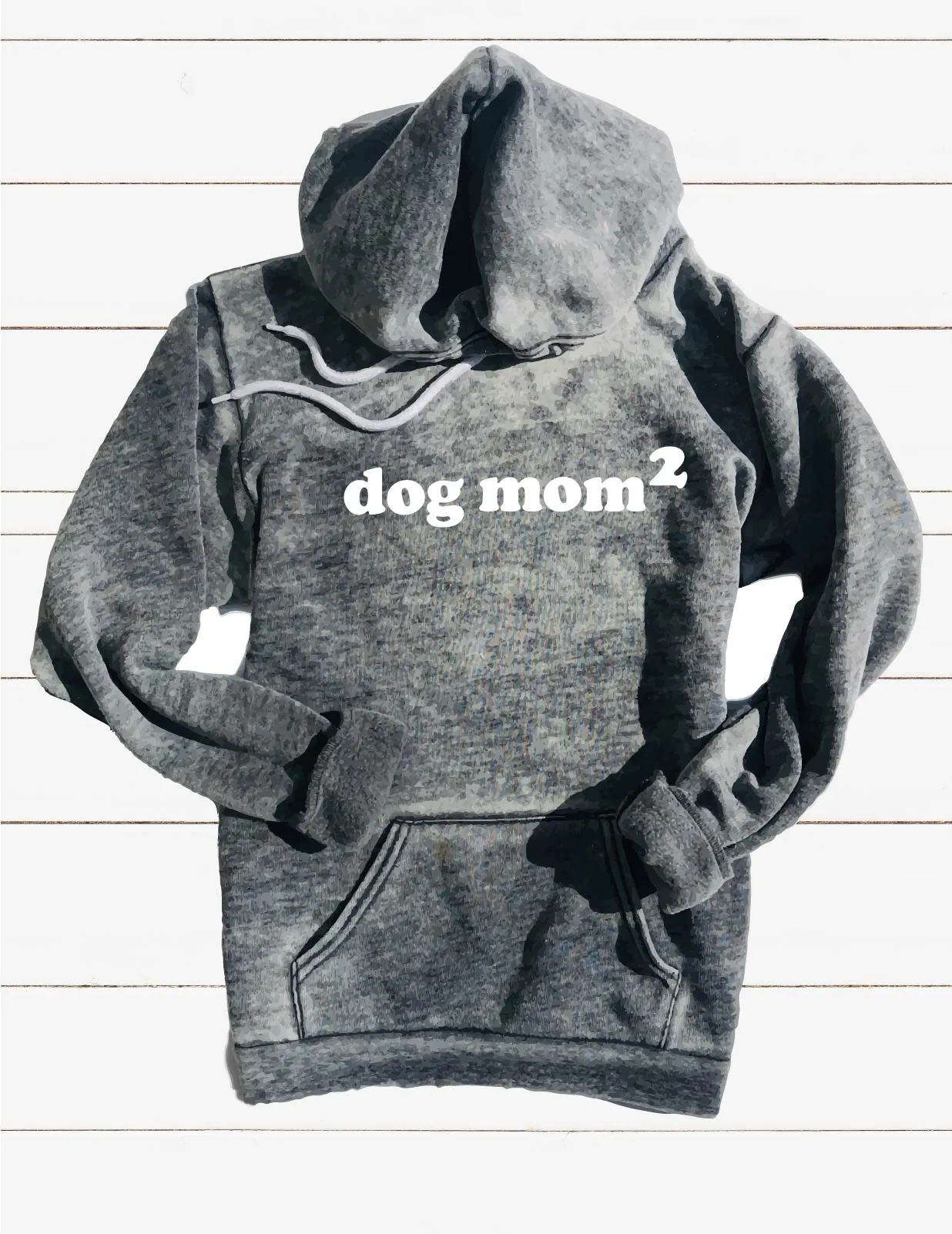 Custom Dog Mom Sweatshirt | Unisex Burnout Hoodie