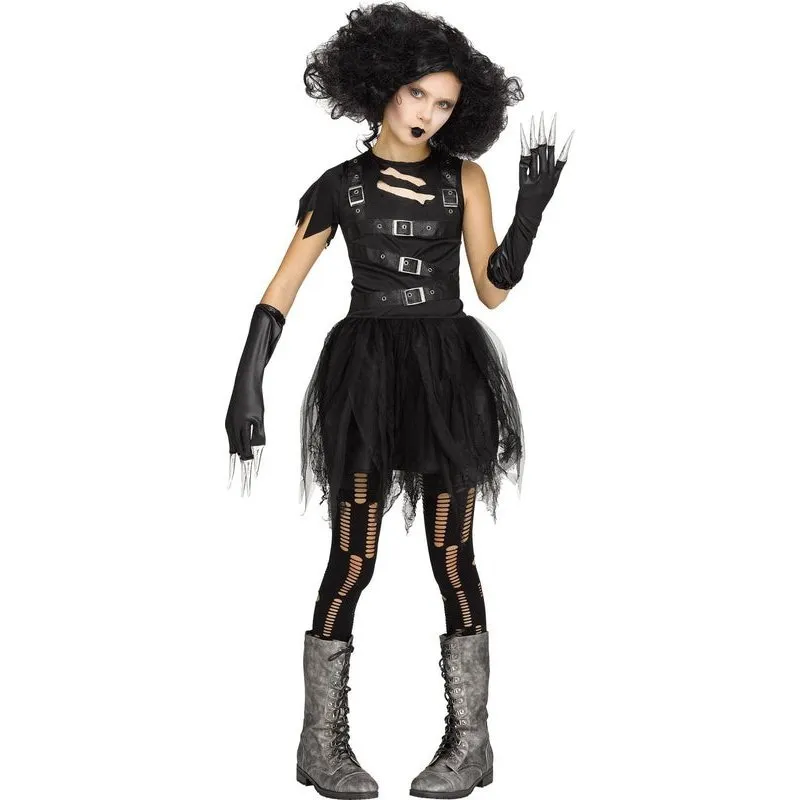 Cut Up Girl Edward Scissorhands Girls Costume