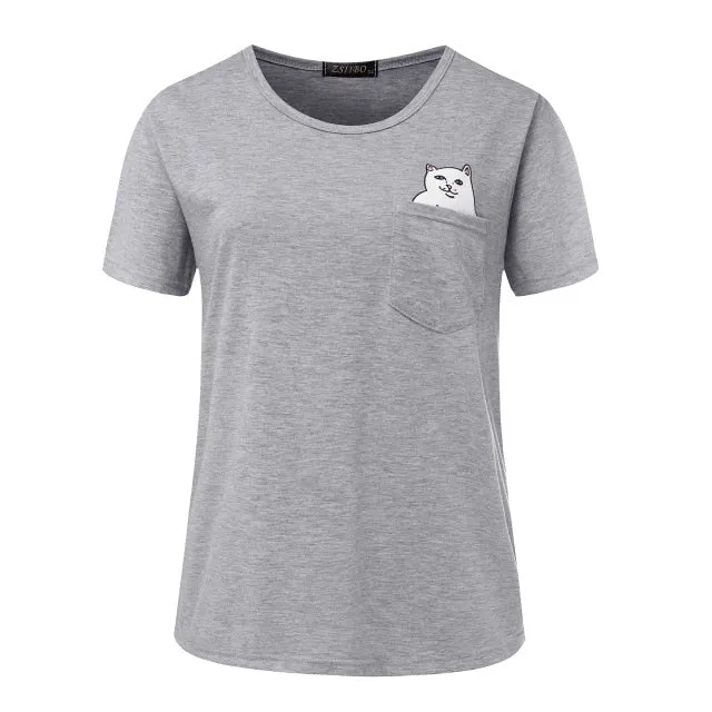 Cute Funny Cat T-Shirt