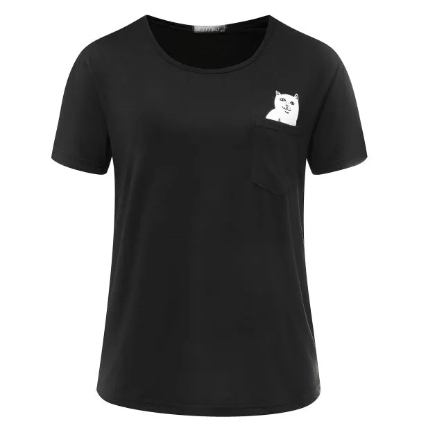 Cute Funny Cat T-Shirt