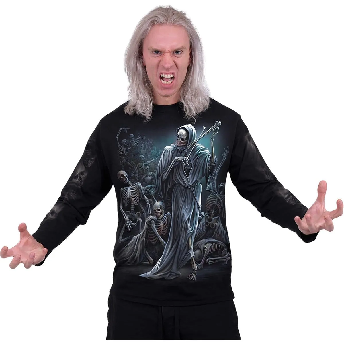 DANCE OF DEATH - Longsleeve T-Shirt Black