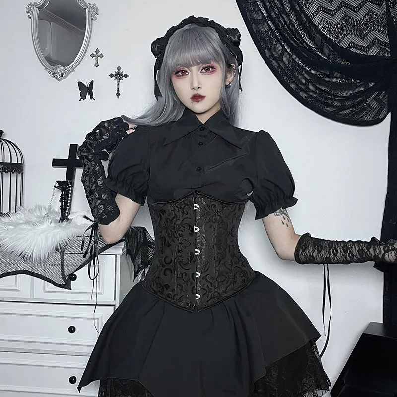 Dark Slim Blouse