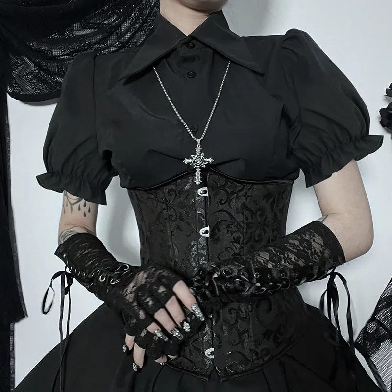 Dark Slim Blouse