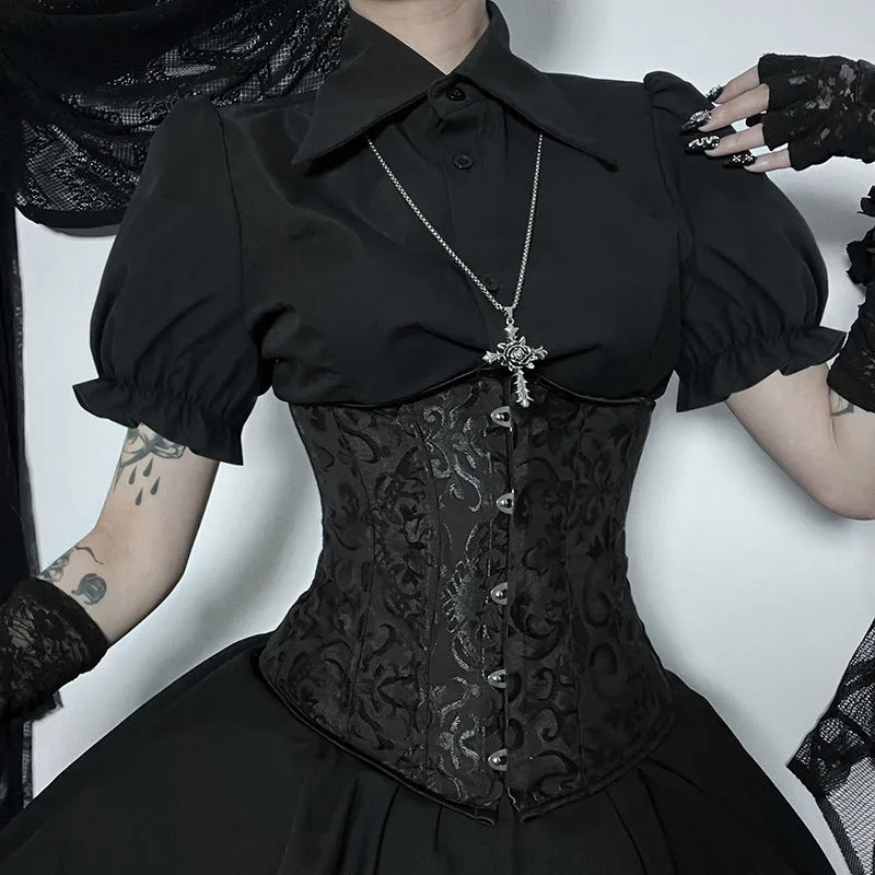 Dark Slim Blouse