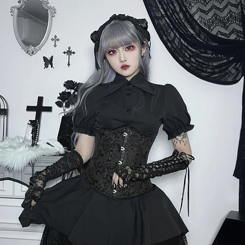 Dark Slim Blouse