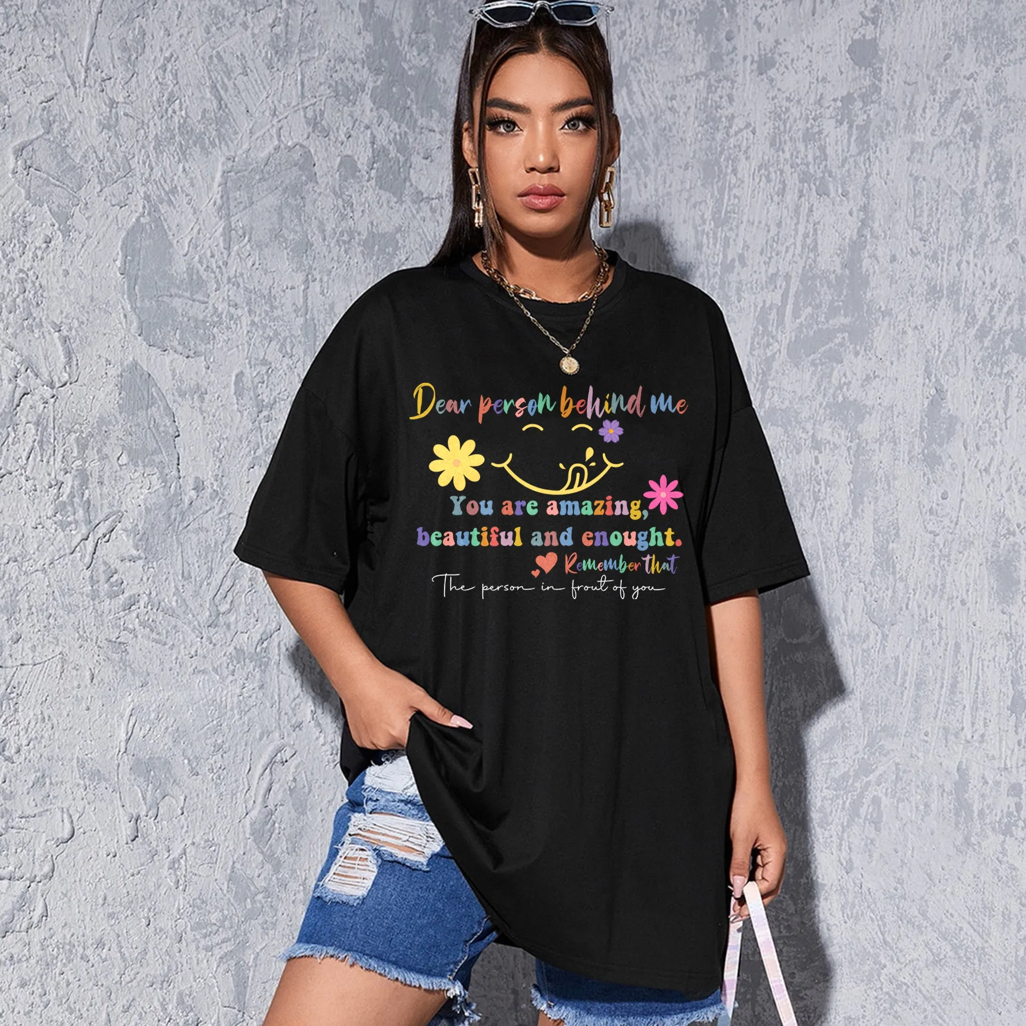 Dear Person Behind Me T-shirt, Motivational Gift, Mental Health Shirt, Trendy Hoodie,Teacher Crewneck, Person Behind Me Shirt