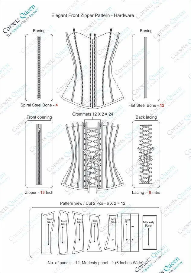 Deliet Crossed Asylum Gothic Overbust Corset
