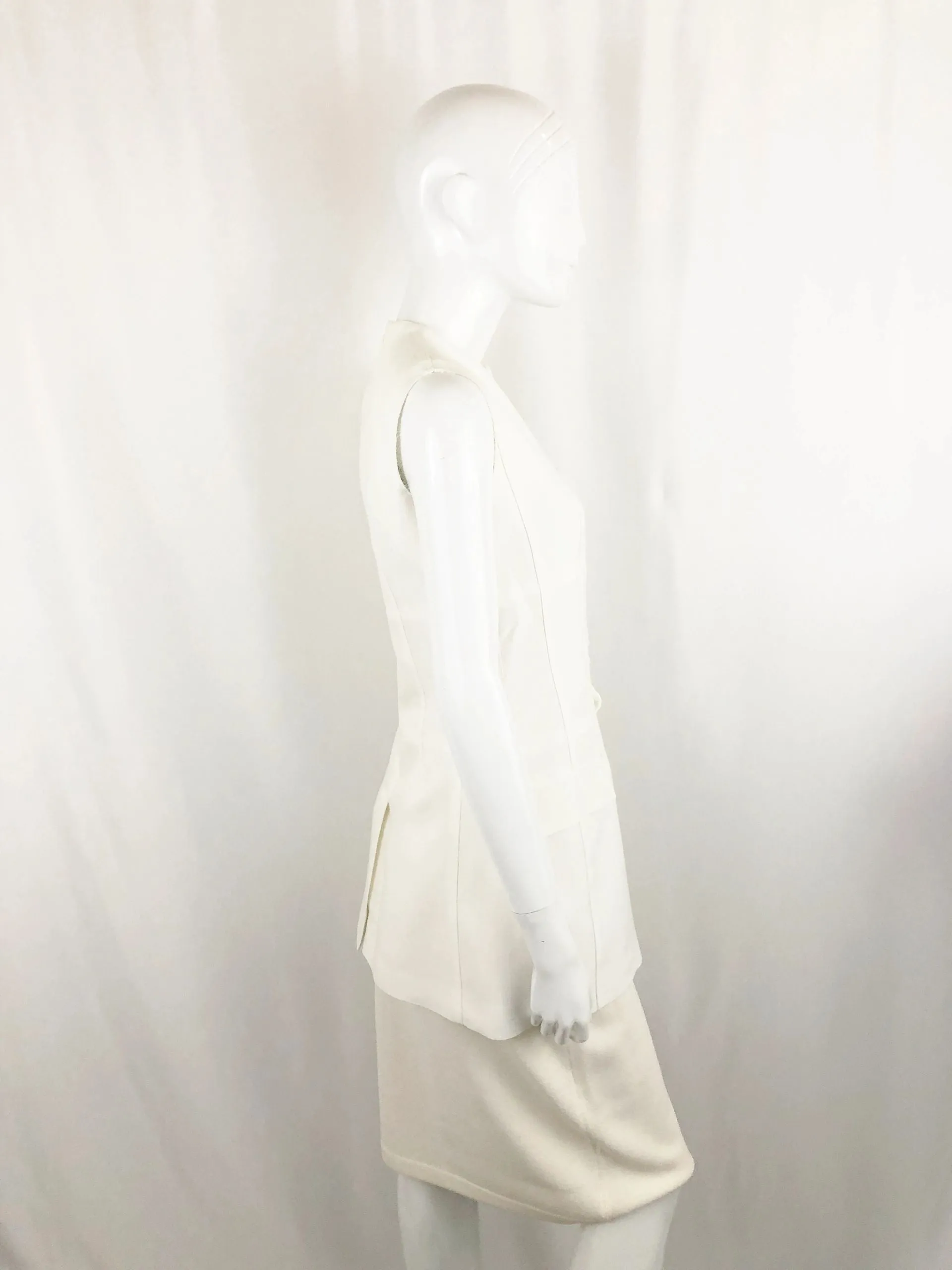 Derek Lam 10 Crosby Lace Up Vest Size S
