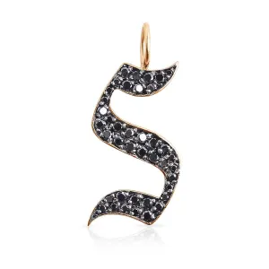 DIAMOND GOTHIC LETTER CHARMS