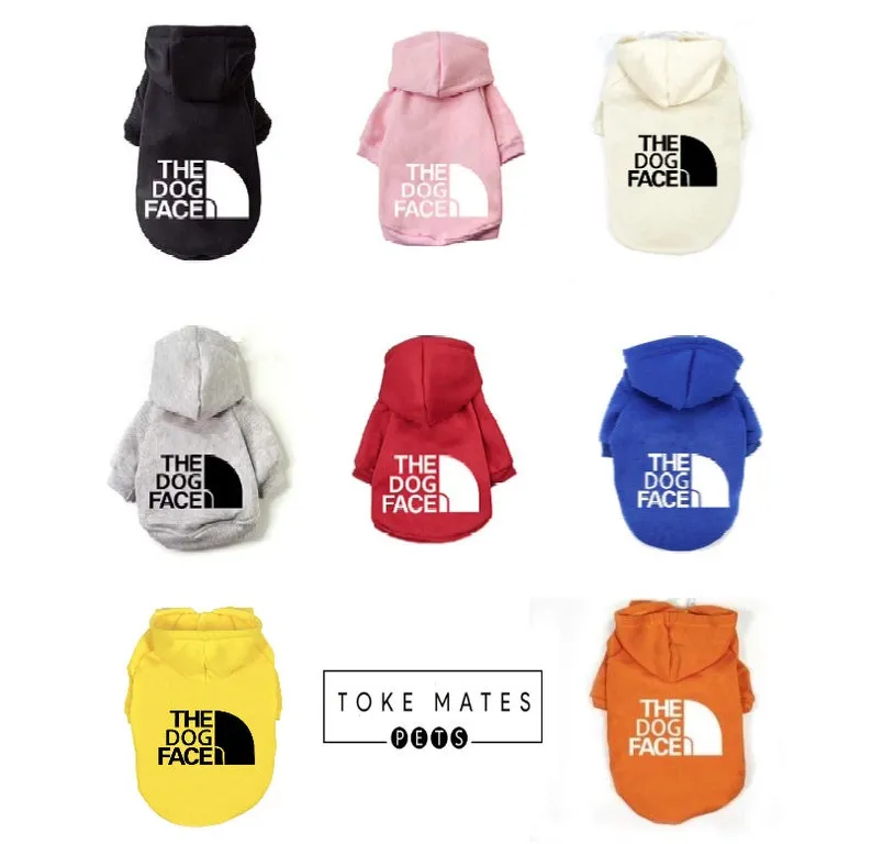 Dog Face Hoodie - Pet Light Sweater