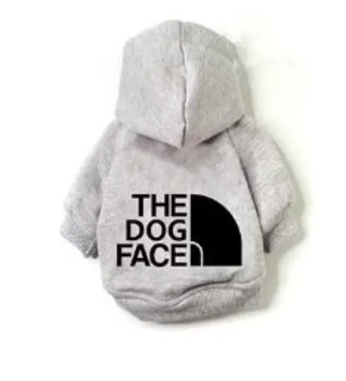 Dog Face Hoodie - Pet Light Sweater