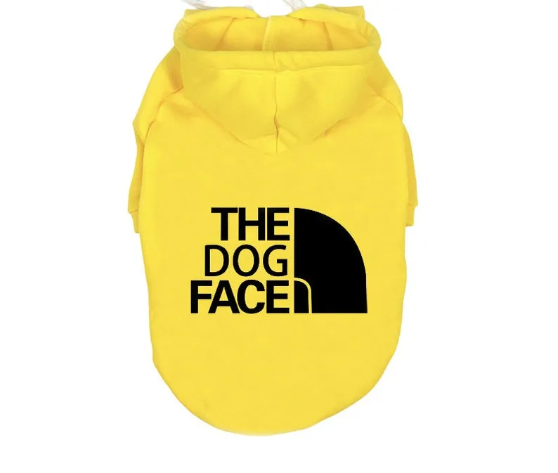 Dog Face Hoodie - Pet Light Sweater