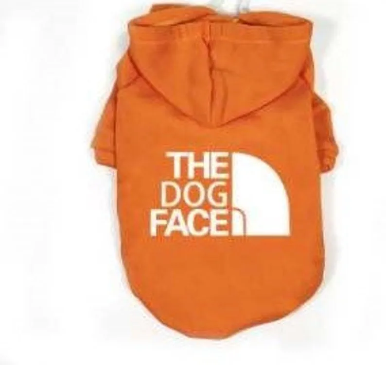 Dog Face Hoodie - Pet Light Sweater