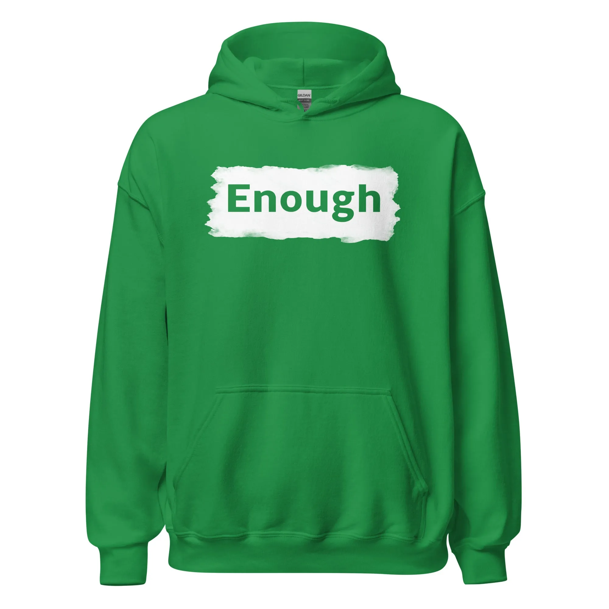 EDGY ENOUGH Positive Message Mental Health Self-Love Hoodie for Men