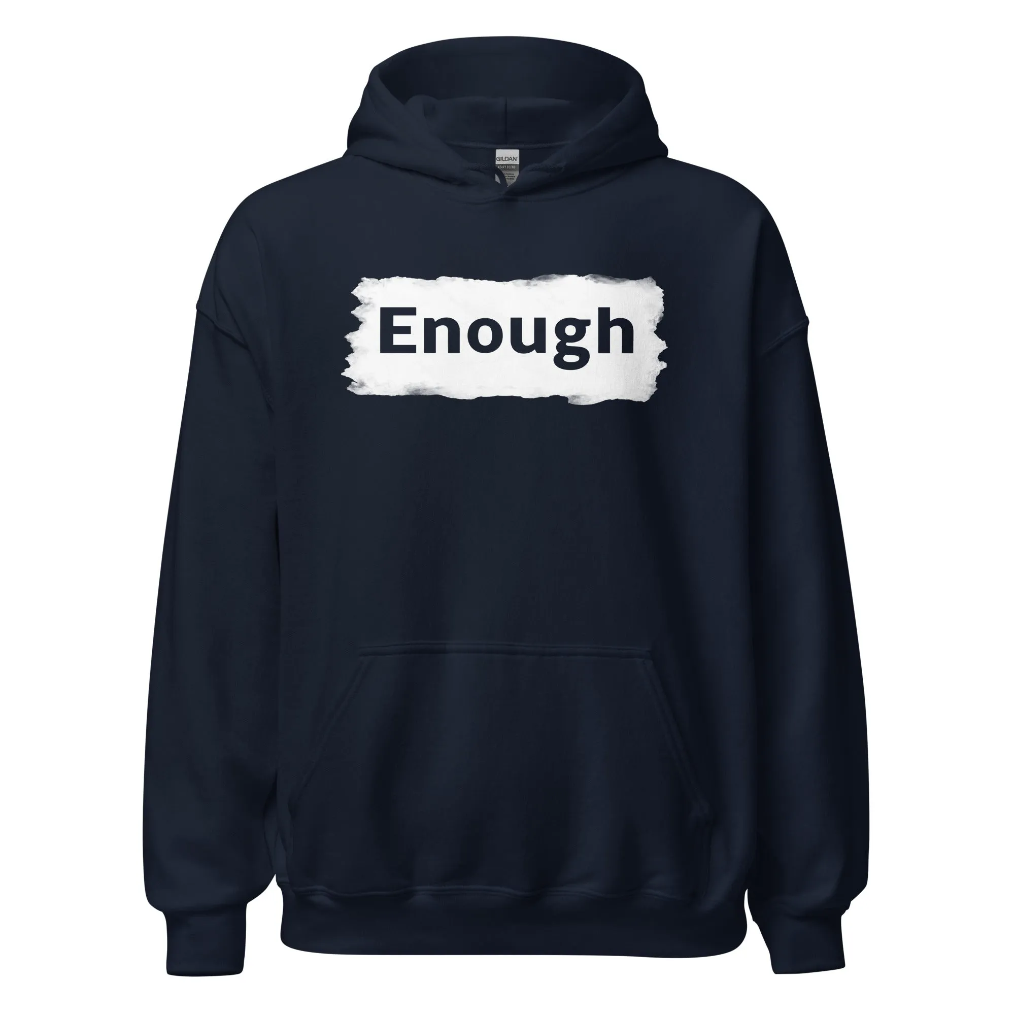 EDGY ENOUGH Positive Message Mental Health Self-Love Hoodie for Men