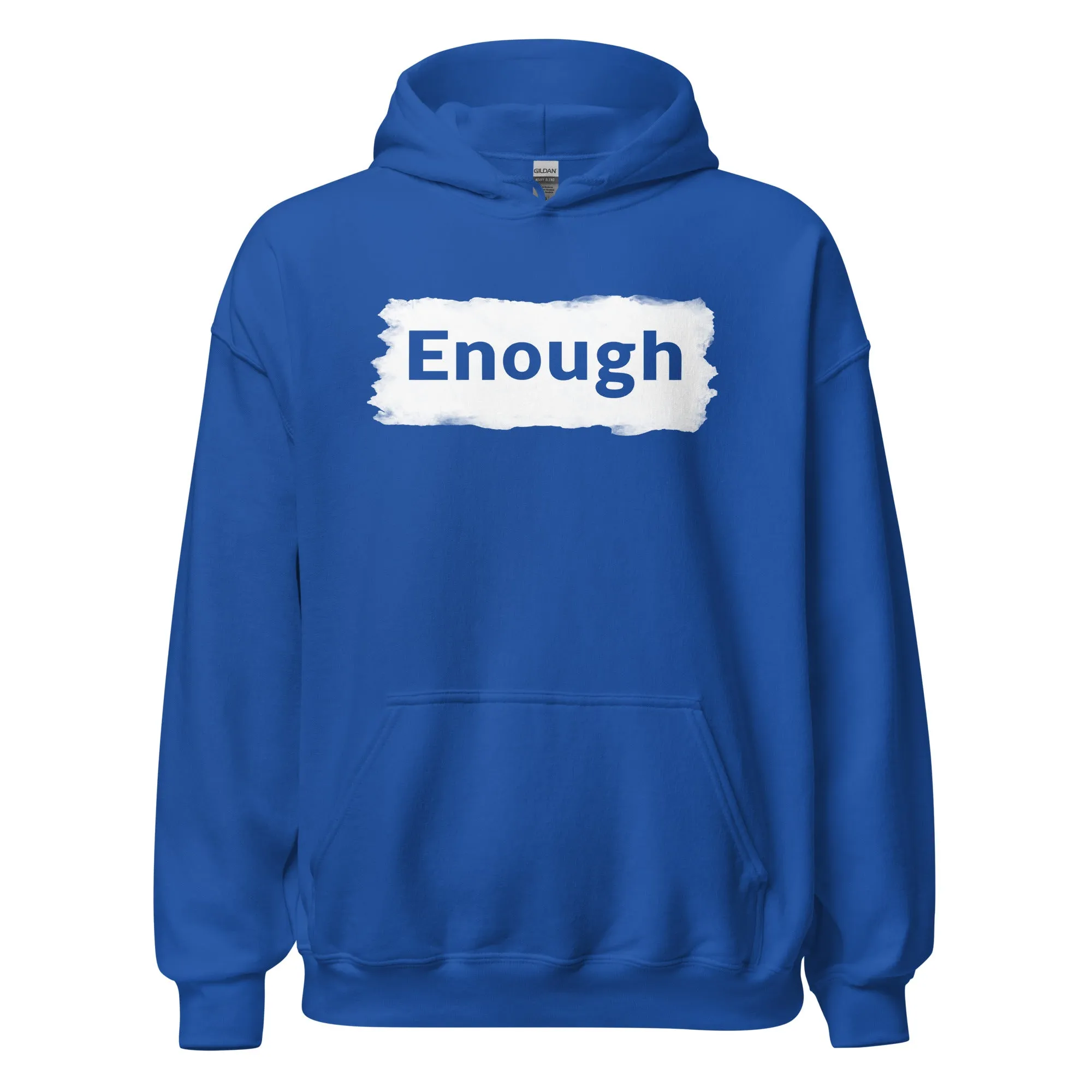 EDGY ENOUGH Positive Message Mental Health Self-Love Hoodie for Men