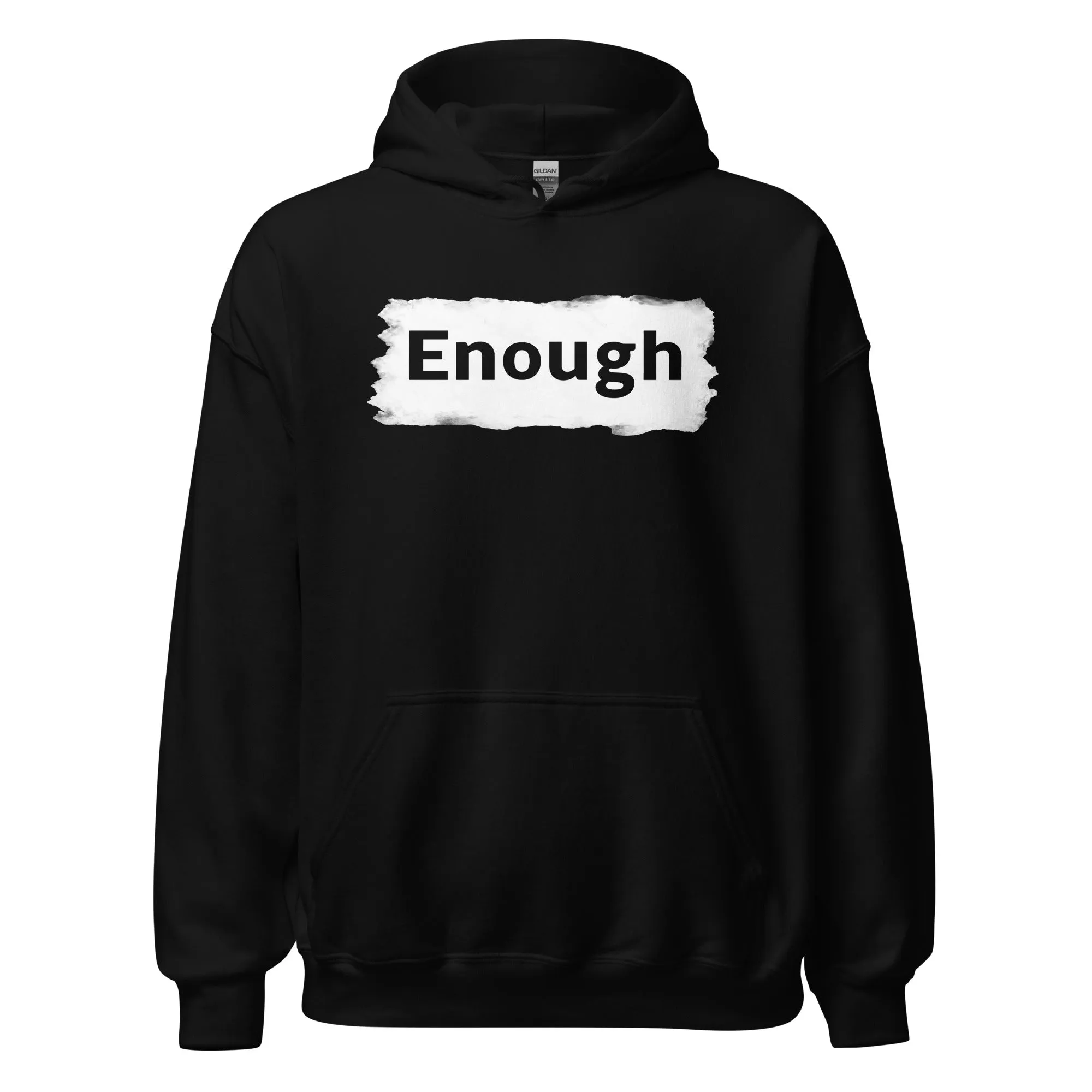 EDGY ENOUGH Positive Message Mental Health Self-Love Hoodie for Men