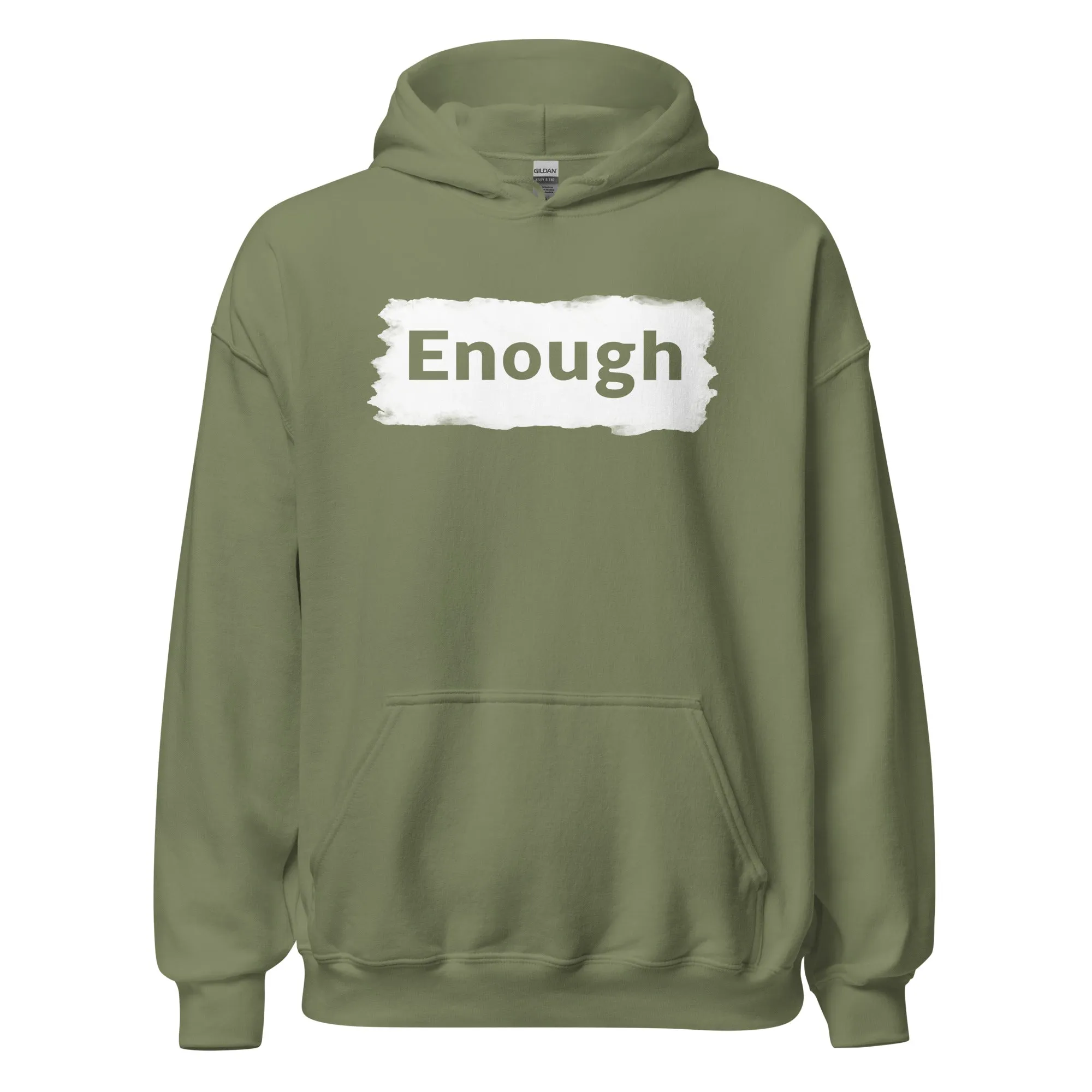 EDGY ENOUGH Positive Message Mental Health Self-Love Hoodie for Men