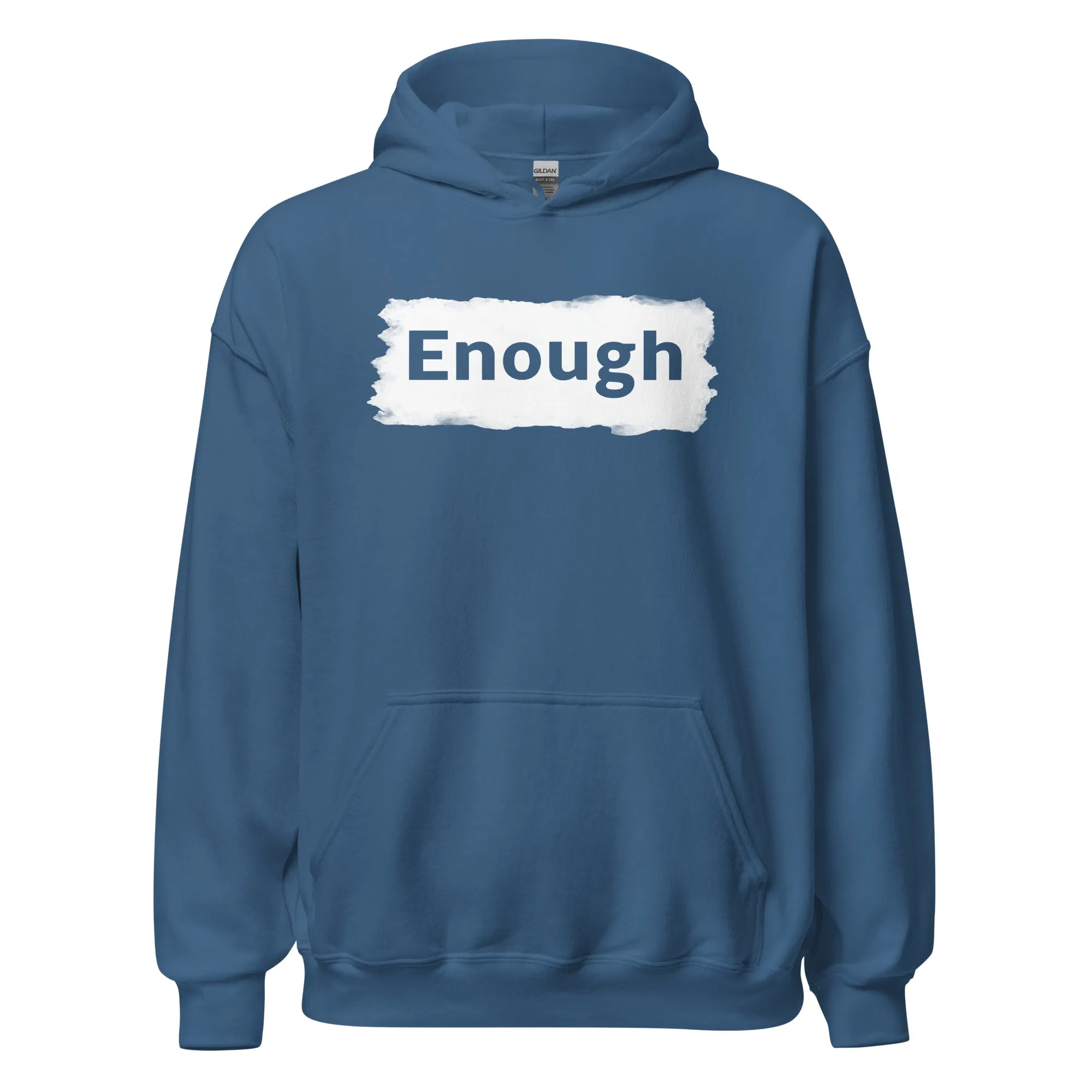 EDGY ENOUGH Positive Message Mental Health Self-Love Hoodie for Men