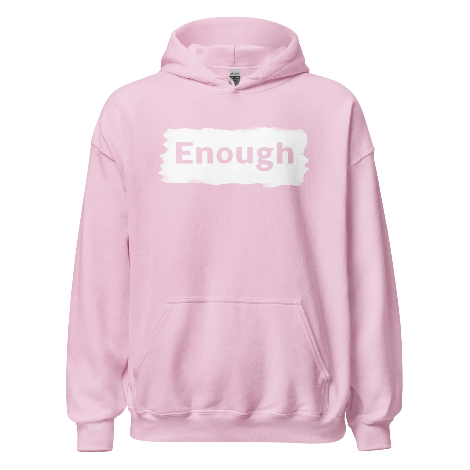 EDGY ENOUGH Positive Message Mental Health Self-Love Hoodie for Men