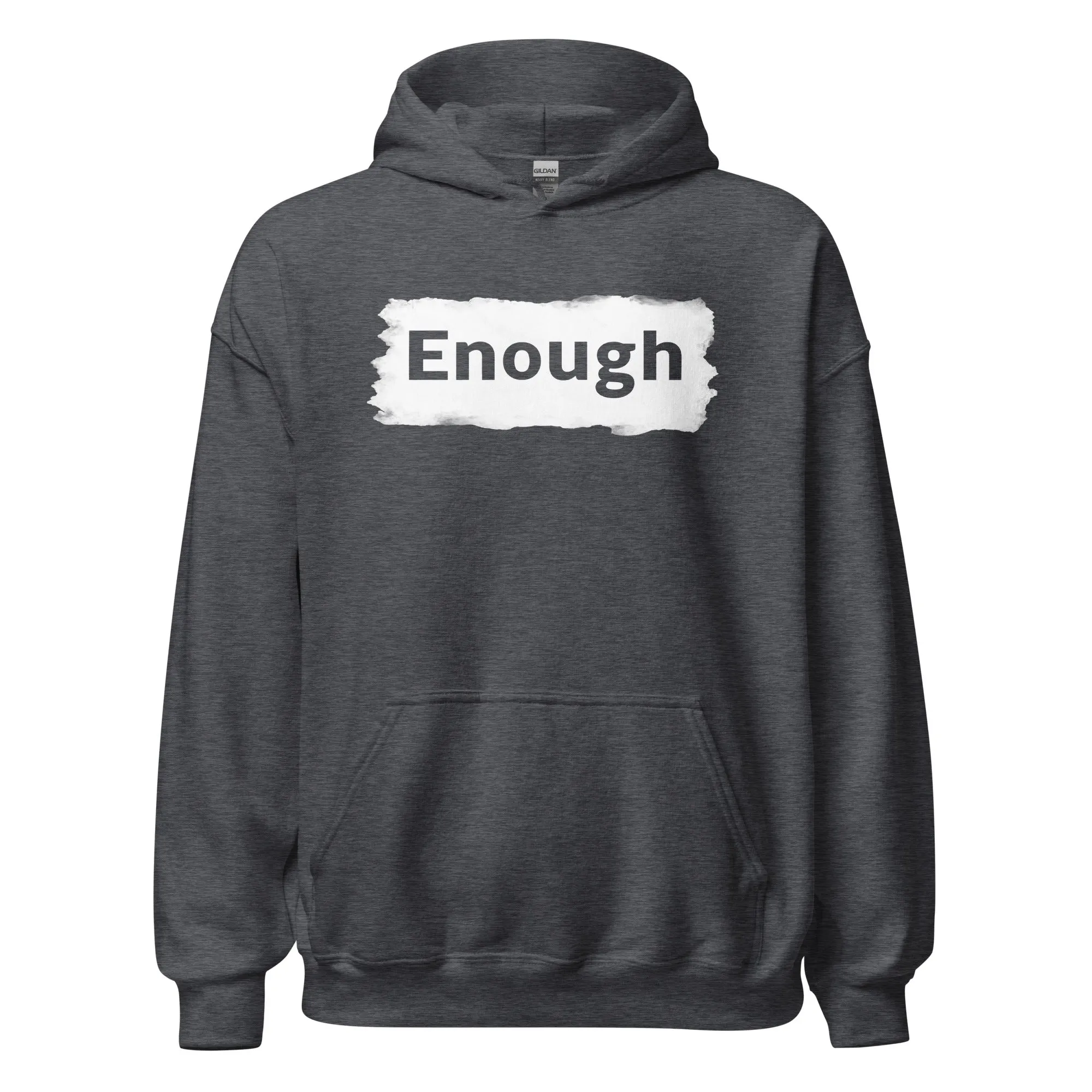EDGY ENOUGH Positive Message Mental Health Self-Love Hoodie for Men
