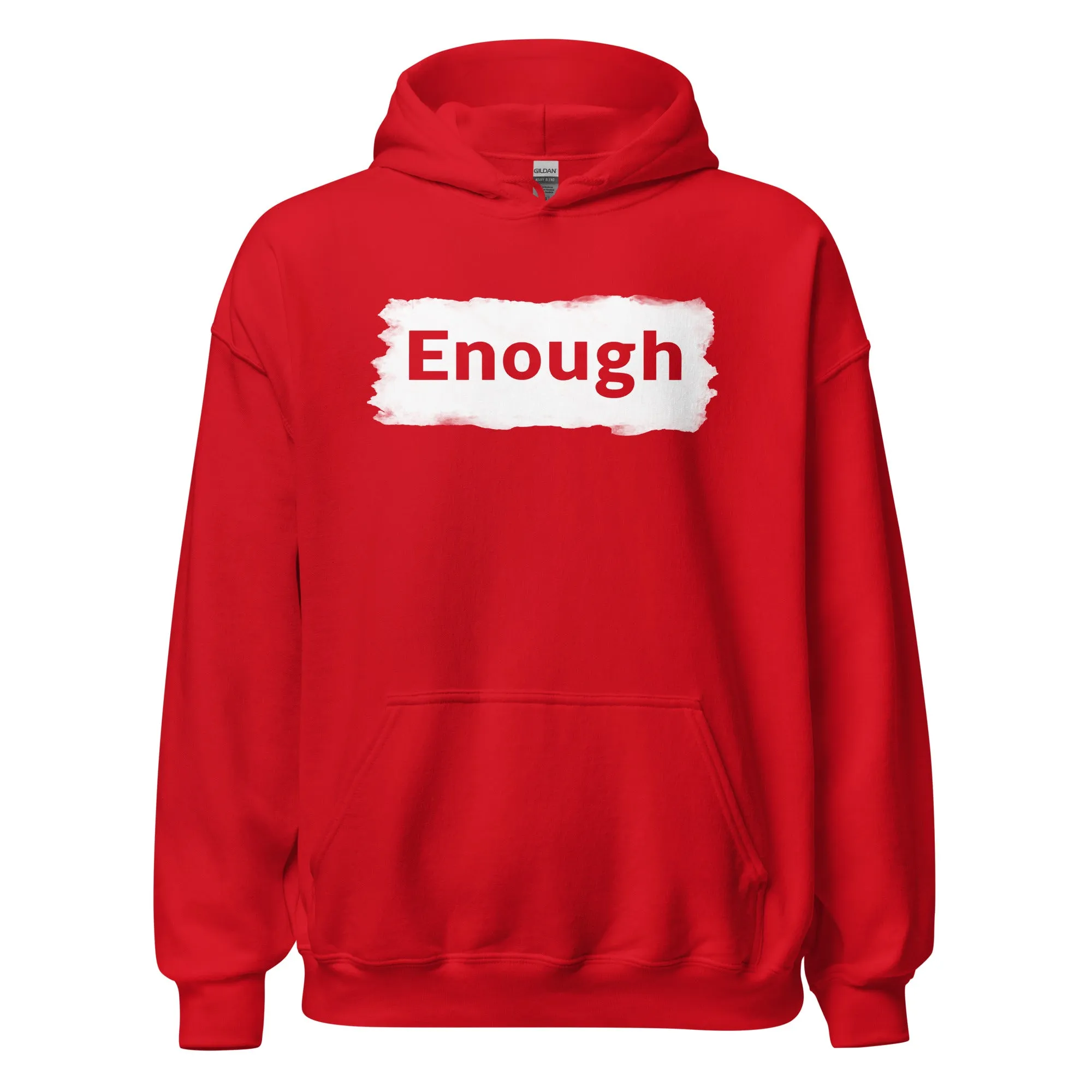 EDGY ENOUGH Positive Message Mental Health Self-Love Hoodie for Men