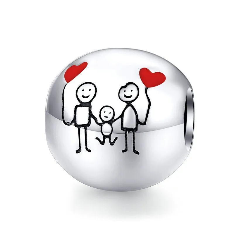 Family Is Foreve Enamel Charms