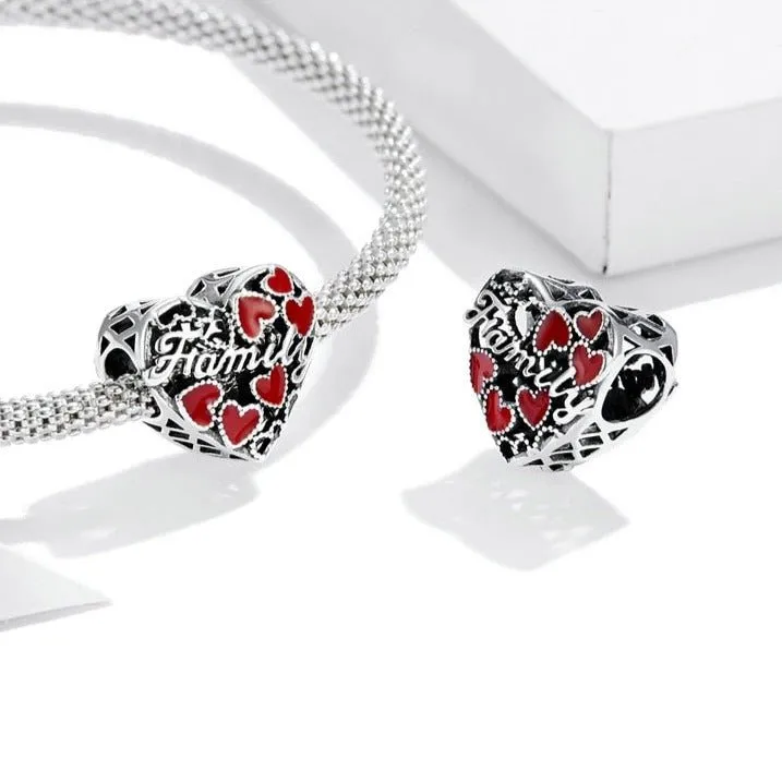 Family Is Foreve Enamel Charms