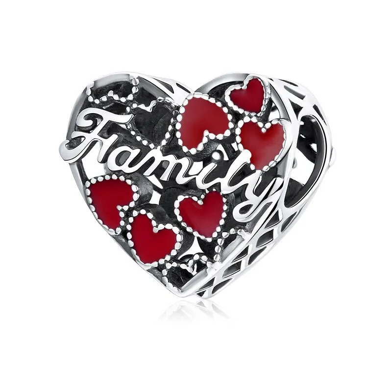 Family Is Foreve Enamel Charms
