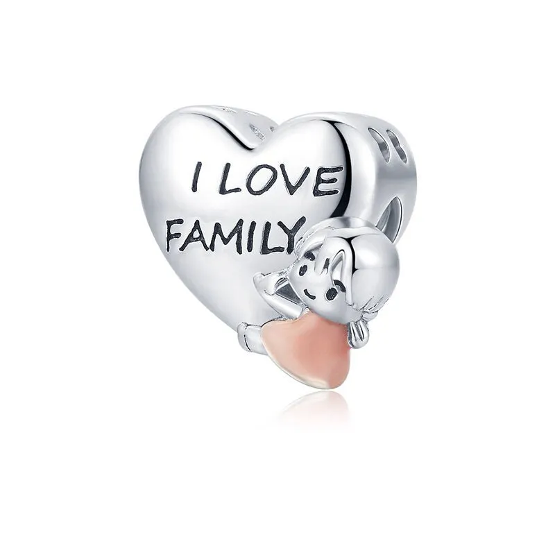 Family Is Foreve Enamel Charms