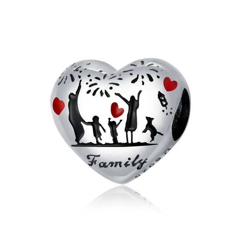 Family Is Foreve Enamel Charms