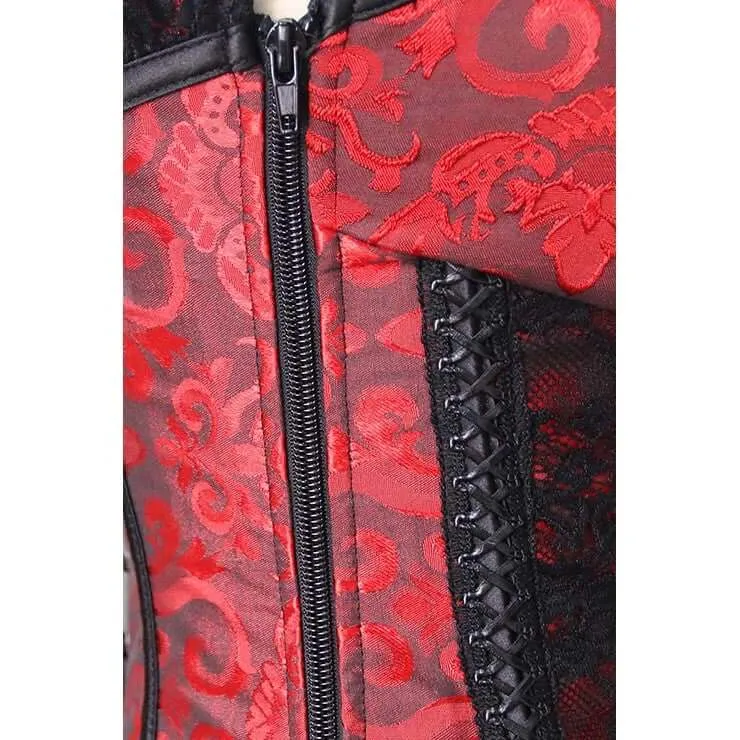 Gothic Red Overbust Corset