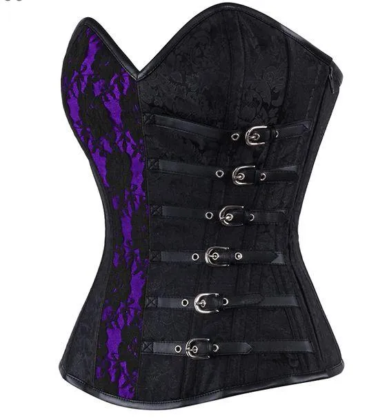 Harten Gothic Brocade Overbust Corset