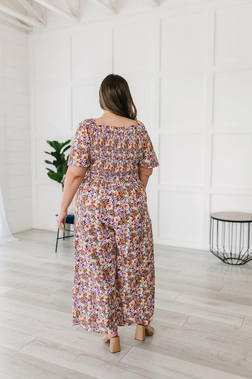Hazel Blues® |  Better Than Fine Floral Jumpsuit