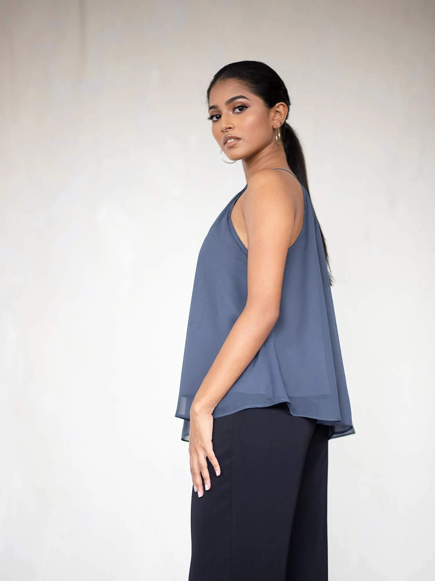 High Neck Halter  Top