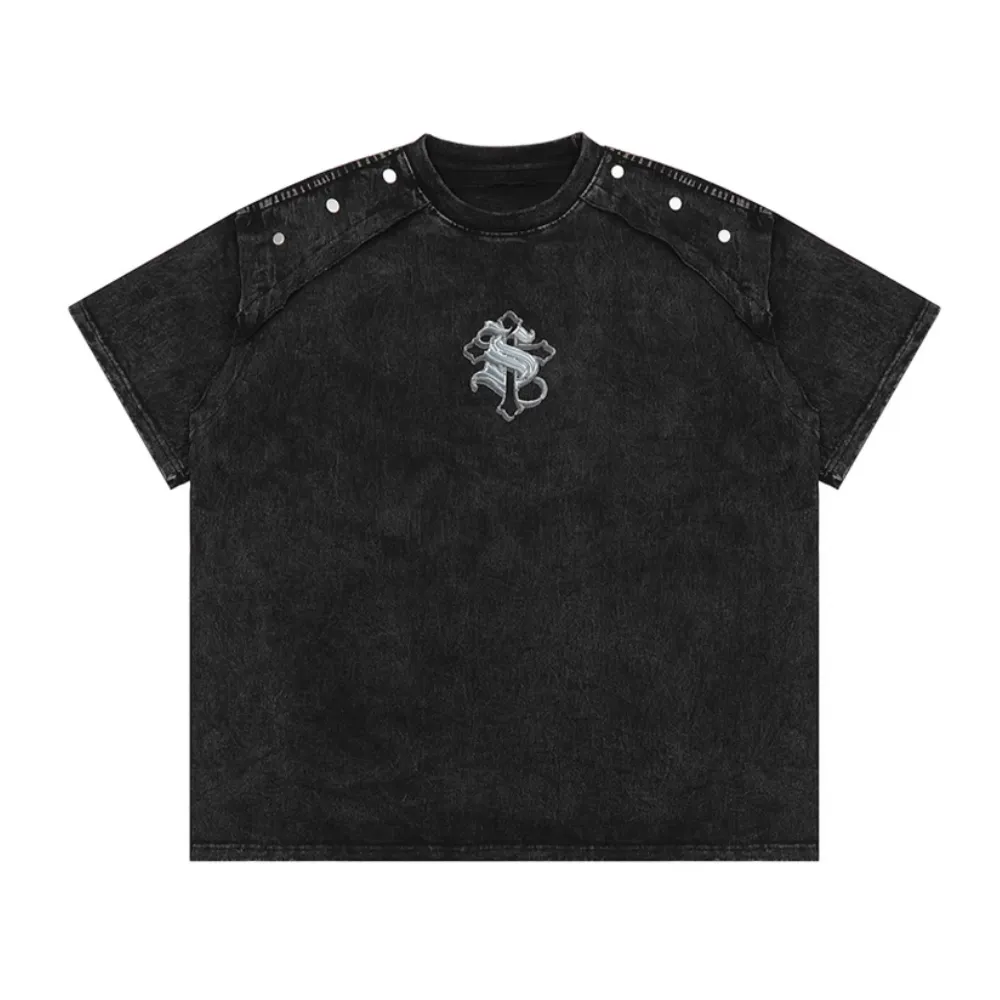 High Street Gothic Lettering Washed T-shirt
