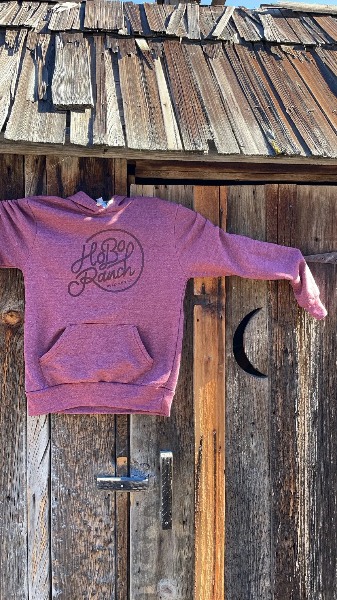 HOBO Ranch Raspberry Pull Over