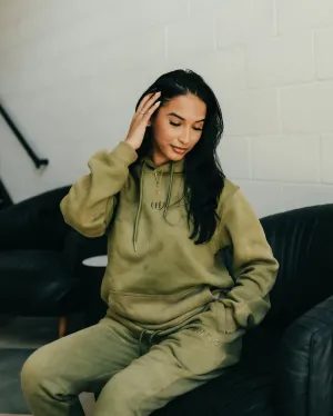 HUMBLE FLEX SOLDIER GREEN HOODIE