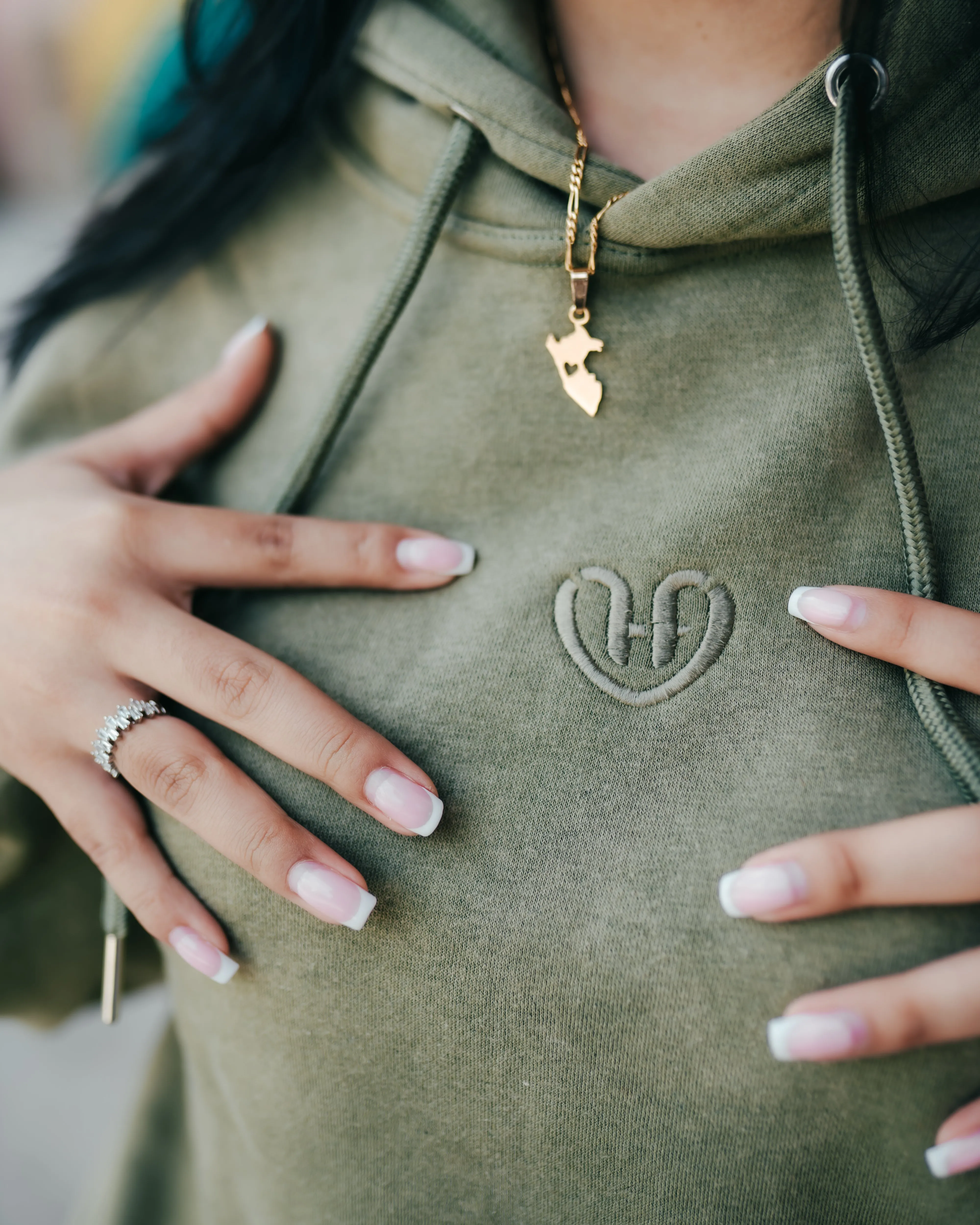 HUMBLE FLEX SOLDIER GREEN HOODIE