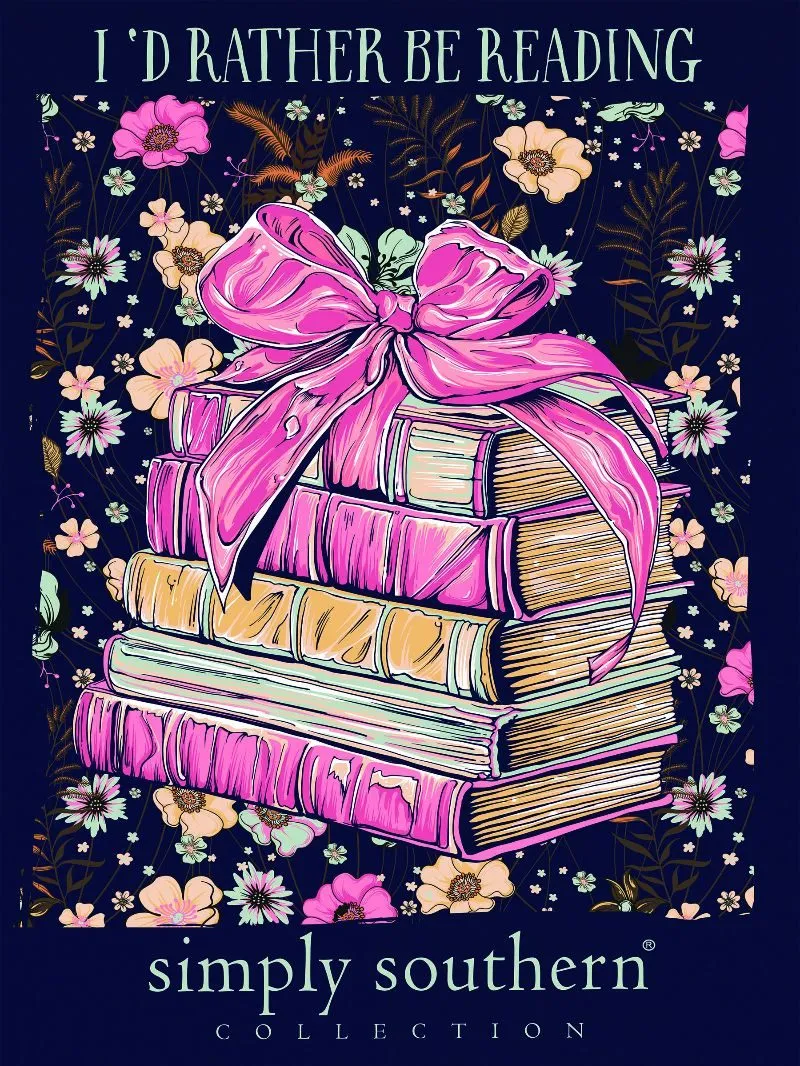 'I'd Rather Be Reading' Short Sleeve Tee by Simply Southern
